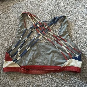 American Flag sports bra